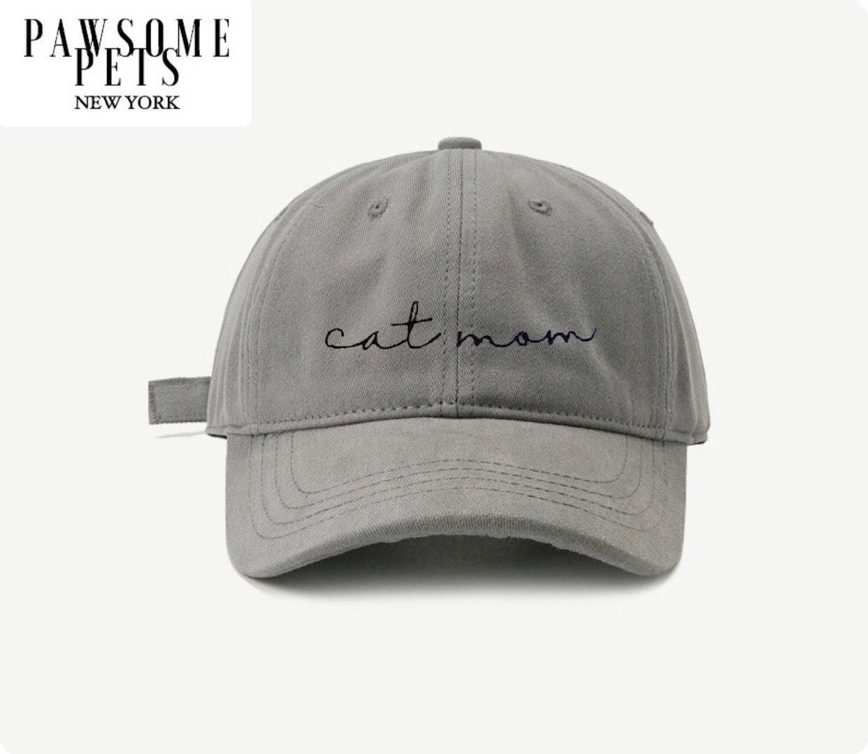 CAT MOM HAT - GREY
